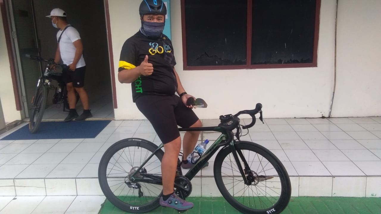 Utrecht Putra Tauna Jaga Imun Tubuh dengan Bersepeda